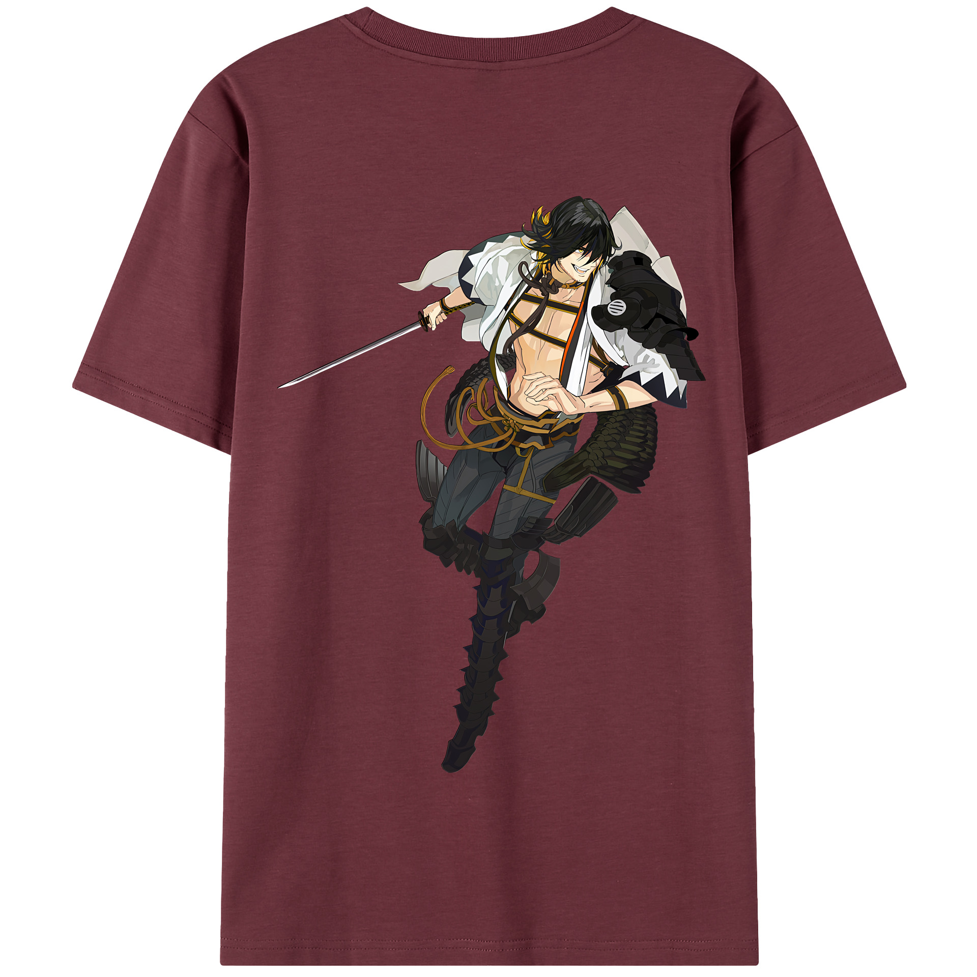 （画像用） 刀剣乱舞 Touken Ranbu 綿100％半袖Tシャツ（背面プリント）